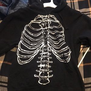Skeleton Zip Hoodie